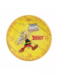 8 Asterix™ kleine papieren bordjes 18 cm