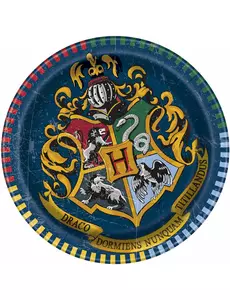 8 Petites assiettes en carton Harry Potter ™ 17 cm