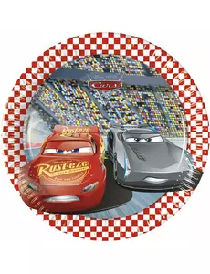 8 kleine kartonnen Cars 3™ borden