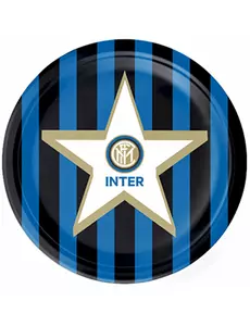8 Petites assiettes en carton Inter™ 18 cm