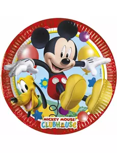 8 Petites assiettes en carton Mickey Mouse™ 20 cm