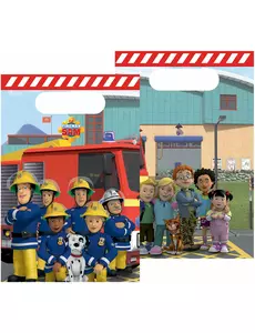 8 plastic zakjes Sam de Brandweerman™ 16 x 23 cm