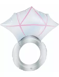 Opblaasbare diamanten ring 50 cm
