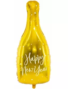 Ballon aluminium happy new year 32x82 cm