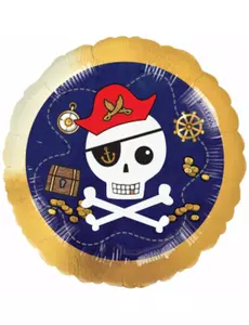 Piratenschatkaart folieballon 43 cm