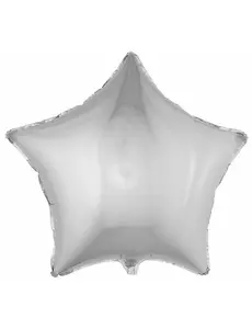 Ballon aluminium étoile argentée 68 cm