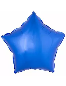 Blauwe ster ballon 45 cm