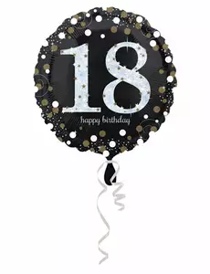 18 jaar Happy Birthday ballon