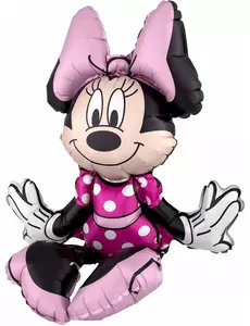 Ballon aluminium Minnie Mouse™ assise 45 x 48 cm