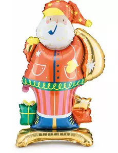 Kerstman folieballon 63 x 106 cm