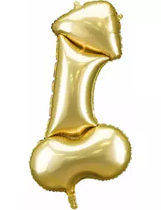 88 cm gouden penisfolieballon