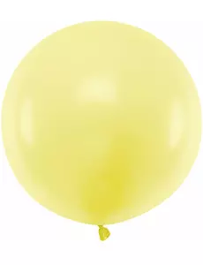 Ballon en latex géant jaune 60 cm