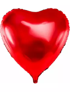 Hart aluminium ballon rood 73 cm
