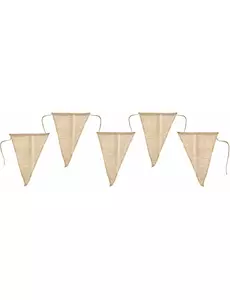 guirlande de fanions en jute de 3 m