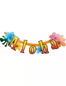 Bannière articulée Aloha Hawaï