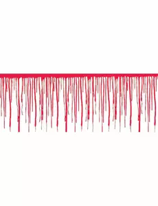 Banner met bloedsporen Halloween decoratie