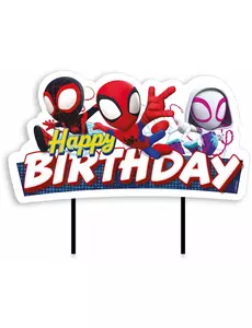 Spidey and Friends™ taarttopper 17,5 cm