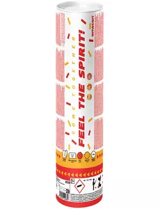 Confettikano rood en geel