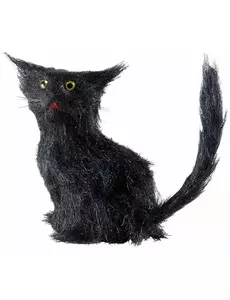 Zwarte kat decoratie