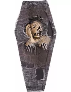 Cercueil squelette 41 cm Halloween