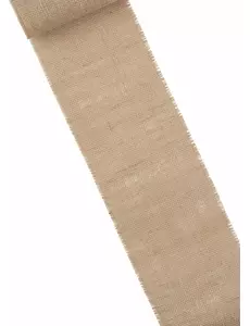 Chemin de table en toile de jute 15 cm x 5 m