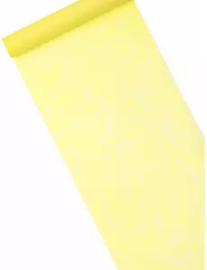 29 cm x 10 m heldergele non-woven tafelloper