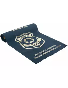 Chemin de table police marine et or 28 cm x 5 m