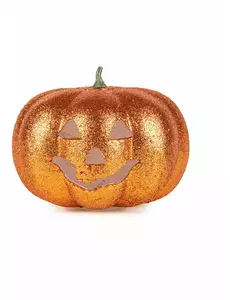Citrouille Halloween lumineuse 17 cm