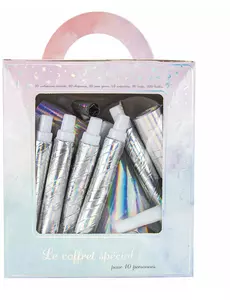 Coffret cotillons irisés 10 personnes
