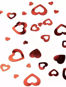 Confettis coeurs rouges 14 g