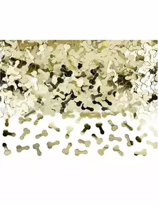 Zizi metallic gouden tafelconfetti 30 gram