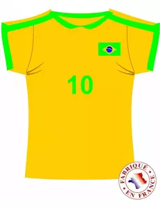 Décoration murale maillot du Brésil