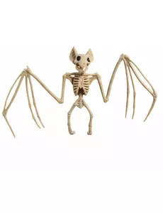 Décoration à suspendre squelette chauve-souris Halloween