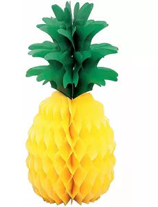Décoration ananas en papier 35 cm