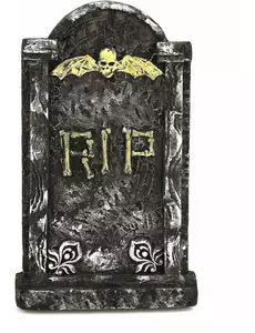 Décoration pierre tombale Halloween 59 x 35 cm