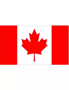 Drapeau supporter Canada 150 x 90 cm