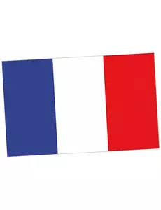 Drapeau supporter France 150 x 90 cm