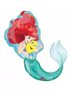 Ballon aluminium géant La Petite Sirène™ 86 cm