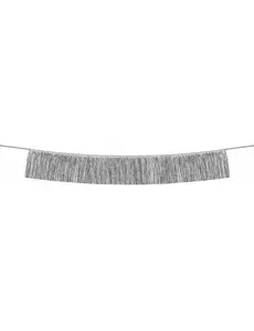 Slinger van zilverdraad 135 cm