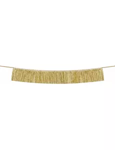 Guirlande de fils dorés 135 cm