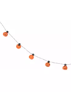 Guirlande lumineuse citrouille 175 cm