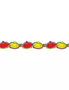 Guirlande papier Mexique sombreros 3 m