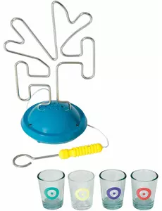 Drankspel met shooters 12 x 22 cm