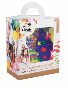 Kit cotillons multicolores 10 personnes