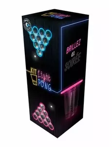 Lichtgevende beer pong set
