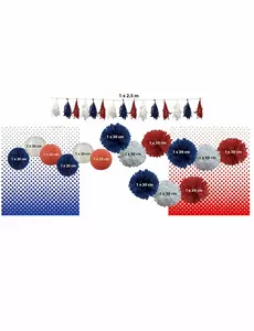 Decoratieset supporter Frankrijk