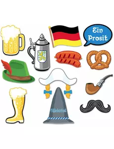 Kit photobooth Fête de la bière 12 accessoires