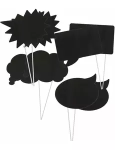 Kit photobooth bulles personnalisables