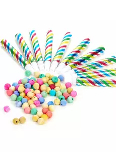 Lot de 10 sarbacanes et 200 boules