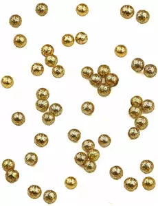 Mini boules à paillettes dorées 8 mm 10 g